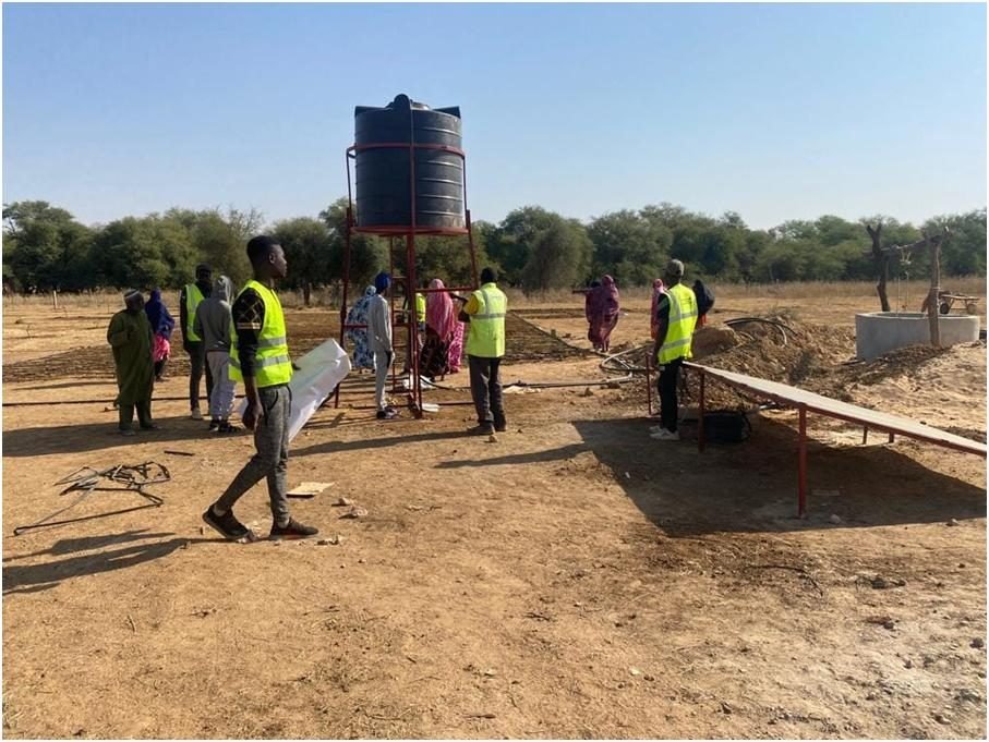 Photo du projet de reboisement à Koumbou et de puits à Fimbo, deuxième image